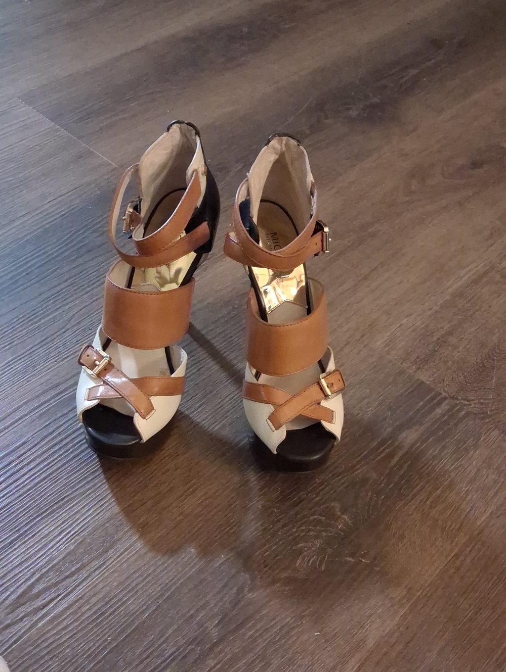 Michael Kors Adrian Ankle Strap Platform Heels